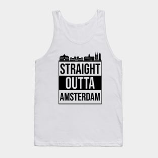 Straight Outta Amsterdam, Holland Tank Top